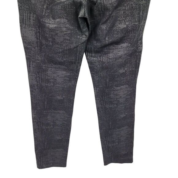 Calvin Klein Womens Pants Power Stretch Embossed Snake Leggings Skinny Black M - Picture 12 of 16